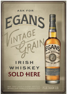 Egan's Vintage Grain Tin Sign